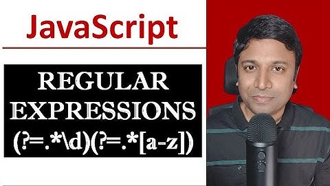 JavaScript Regular Expressions  - Learn how to perform Password Validation using Regular Expressions