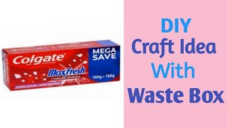 How To Reuse Any Colgatetoothpaste Box