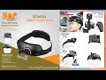 ULANZI CM027 Head Strap Quick Release Mount For Smartphone HP/ Action Cam Go Pro DJI Osmo Insta 360