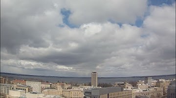 2025 April 7 Convective Boundary Layer snow showers -  north view