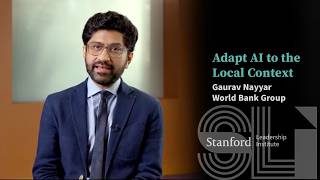 Adapt AI to the Local Context: Gaurav Nayyar, World Bank Group