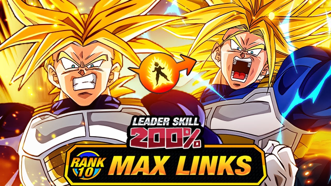 *NEW* BEST TUR?? LEVEL 10 LINKS 100% DOKKANFEST SUPER TRUNKS! (DBZ: Dokkan Battle)