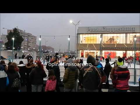 A intervenit Politia la patinoarul de la mall-ul din Calea Sagului, la Timisoara