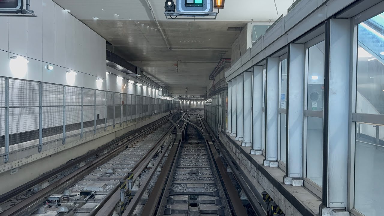 4K 60 fps Paris Metro Line 4 Full Journey From Porte de Clignancourt to Bagneux - Lucie Aubrac