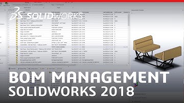 SOLIDWORKS Manage 2018 - BOM Management
