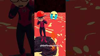Scary Teacher drowns in Lava 😱 - #shorts #animation #scaryteacher