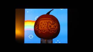 Low Tech Pumpkin Nyan Cat