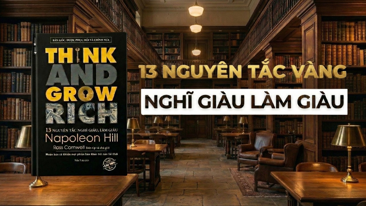 13 Nguyên Tắc Vàng Của Napoleon Hill | Tóm Tắt Sách Nghĩ Giàu Làm Giàu | Gieo Hạt Hạnh Phúc