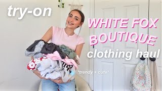 winter clothing haul + outfit inspo *ft. white fox boutique*