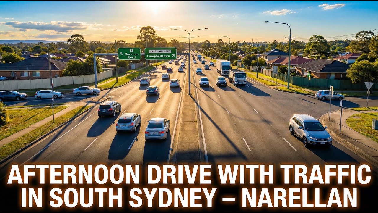Afternoon Drive in Sydney’s Southwest | Calm Traffic on Narellan Rd, The Northern Rd & Camden Valley