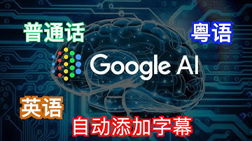 傻瓜式 AI 自动上字幕？国语，粤语，英语，统统没问题