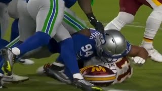 Luke McCaffrey Shoulder injury vs Seahawks, Washington Commanders WR Luke McCaffrey injury today