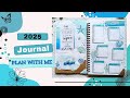 2025 Bullet Journal Plan With Me 🩵। Journal 2025 Setup। #journalwithme #planner #bujo