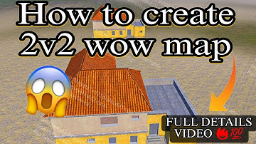 How to create 2v2 wow map in |PUBG MOBILE| Full details in this video ❤️💯