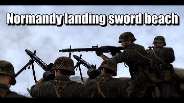 INSANE Beach Landing Experience Sword Beach WW2