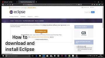 JavaFX Basic Tutorial #1 How to Download and Install Eclipse
