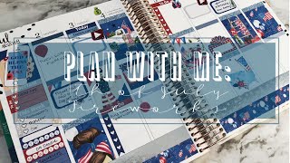 PLAN WITH ME: 4th of July Fireworks | Oh Doodle Shop