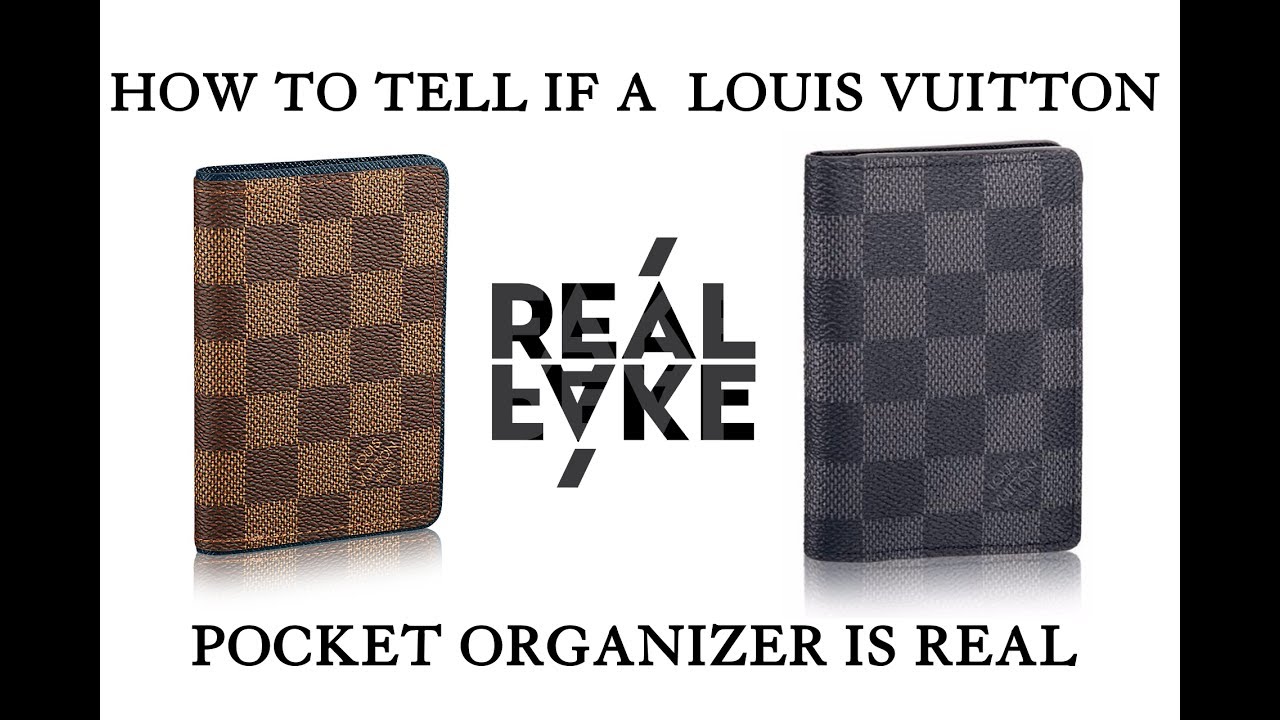 How to tell if a Louis Vuitton Pocket Organizer is real 