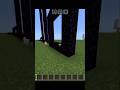 nether portal in minecraft pe #minecraft