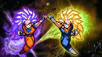 Goku Ultra Ego SSJ3(New) VS Vegito SSJ3 in Jump Force Mugen