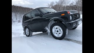 Lada 4x4 Urban. Легкий тест-драйв по снегу.