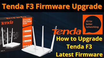 Tenda F3 firmware upgrade | How to Upgrade Tenda F3 Router | F3 Wireless Router | TendaPK