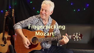 Michael Fix: 'A Little Night Music' (W.A Mozart, arr. M Fix) solo guitar arrangement
