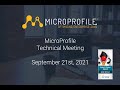 MicroProfile Technical Meeting, September 21st 2021
