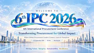 🌍 6th International Procurement Conference 2026
