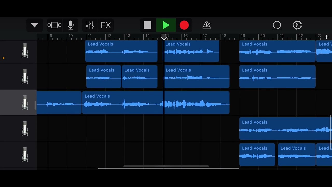 a wip song i made on garageband using only samples