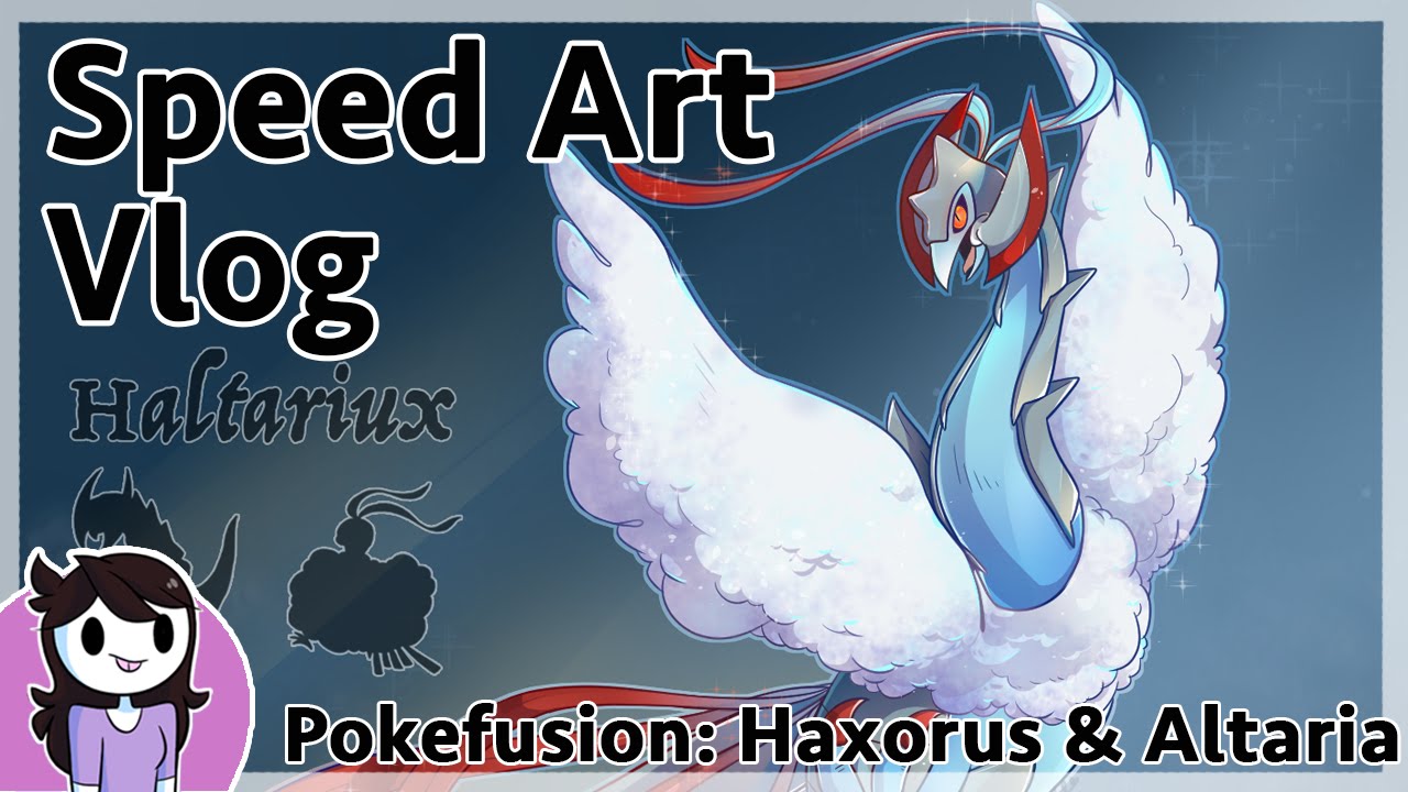 SpeedArt Vlog: Pokefusion Haltariux - SpeedArt Vlog: Pokefusion Haltariux
