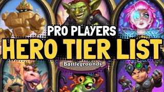 10 BEST HEROES Ranked by Pros!! Tips & Tricks for Each! | Battlegrounds | Hearthstone 10 BEST HEROES Ranked by Pros!! Tips & Tricks for Each! | Battlegrounds | Hearthstone