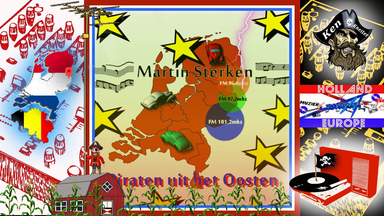 Wij Zijn Piraten Uit Het Oosten - Martin Sterken - Piratenmuziek