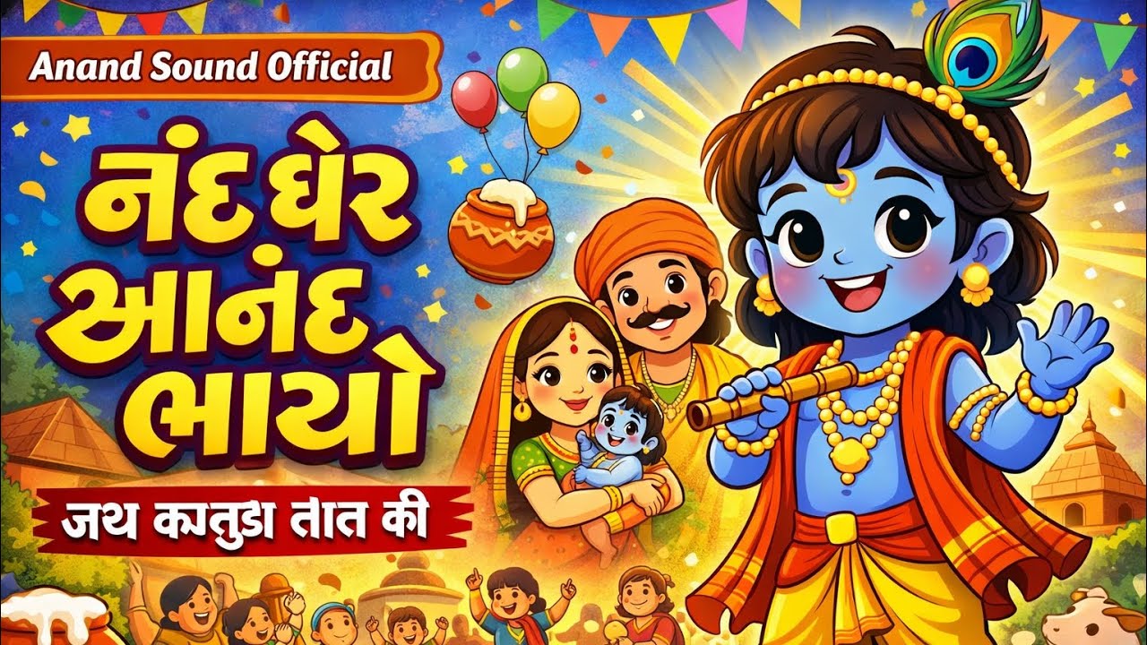 કાનુડા તારી બાંસુરીએ મન મોહી લીધું 🎶 | Latest Gujarati Krishna Bhajan 2026 | Anand Sound Official