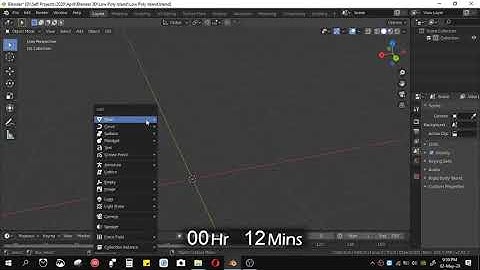 Floating Island - 3D Modeling - Process Timelapse