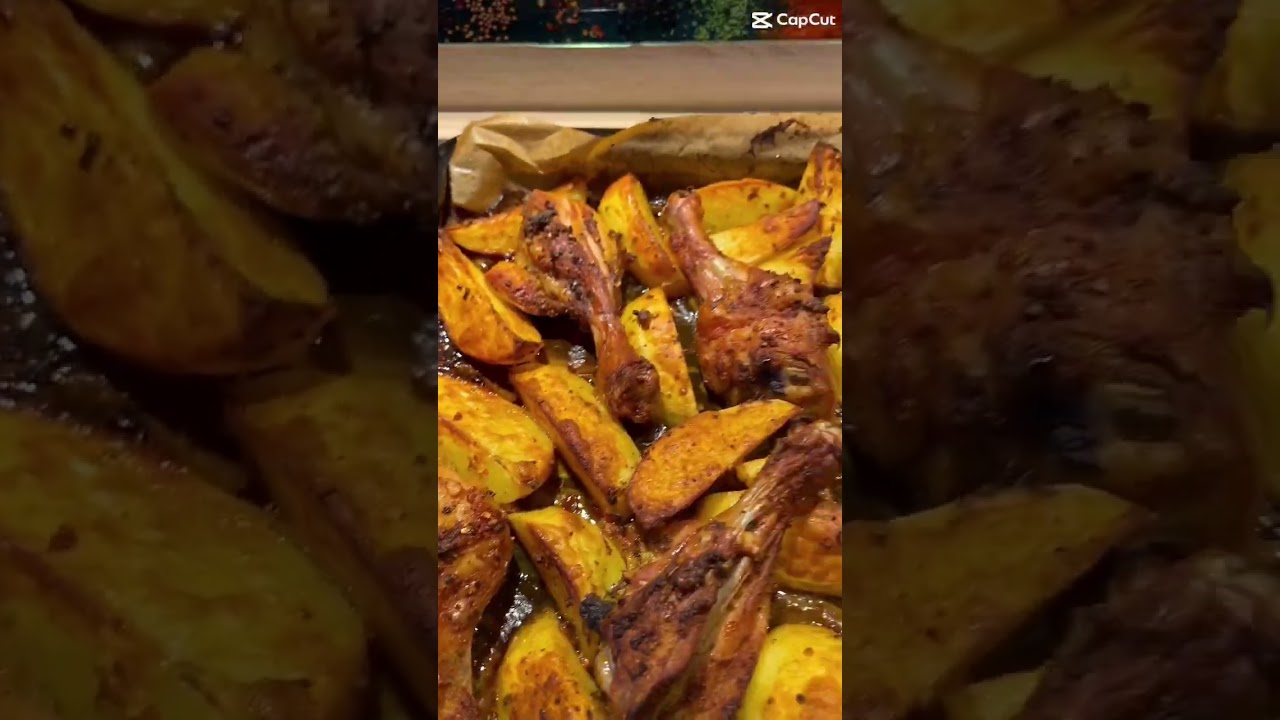 En kolay yemek patates tavuk at olsun 😀#shorts #almanya #world #yemektarifleri