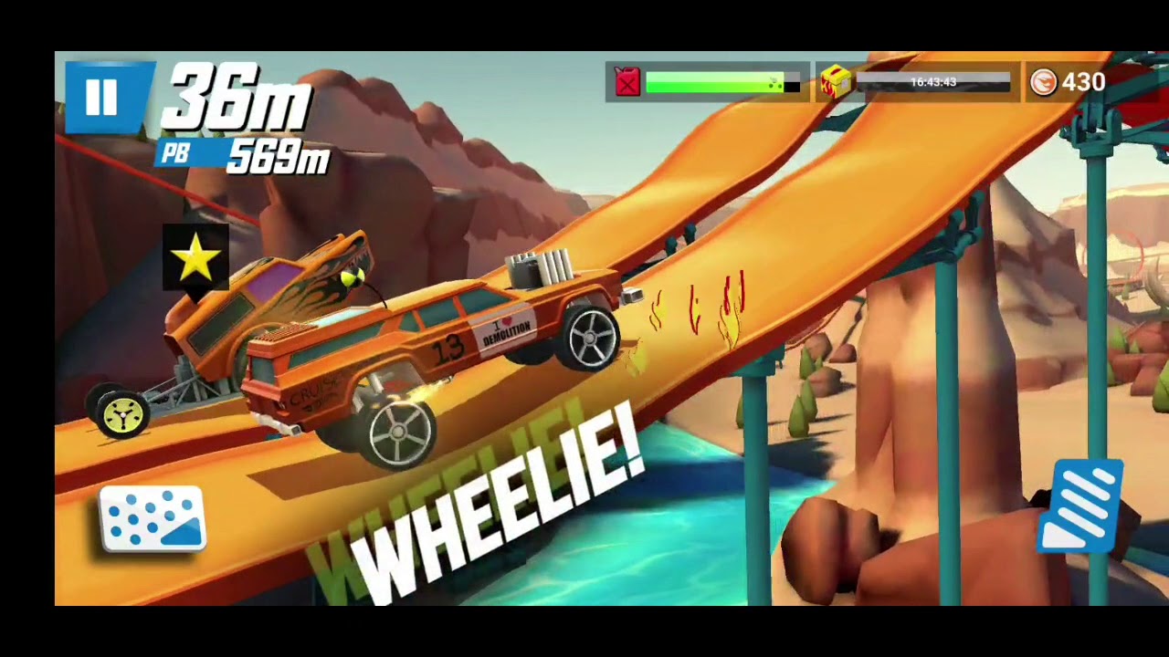 Hot Wheels Race Off Game ! Set 2/6 Level 11 YouTube