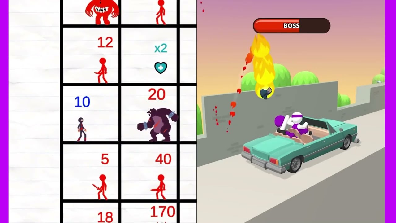 Stick Battle Mighty Tower War Vs Satisfying Game Ads