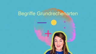 Begriffe Grundrechenarten Mathe Klasse 2 - 4