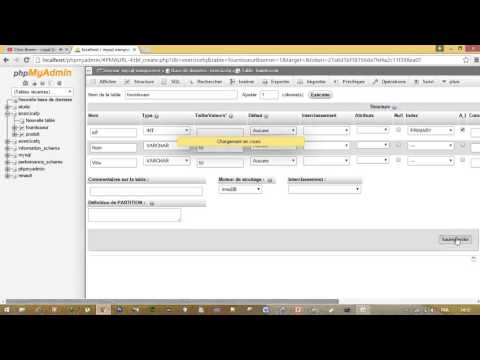 Database with Wamp (Example)