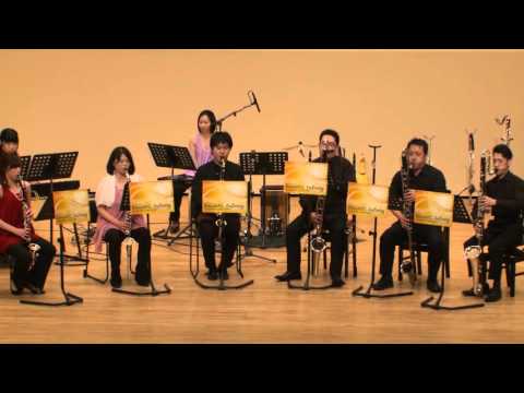 【クラリネット６重奏、カホン、ピアノ】ＣＨＩＭＯ