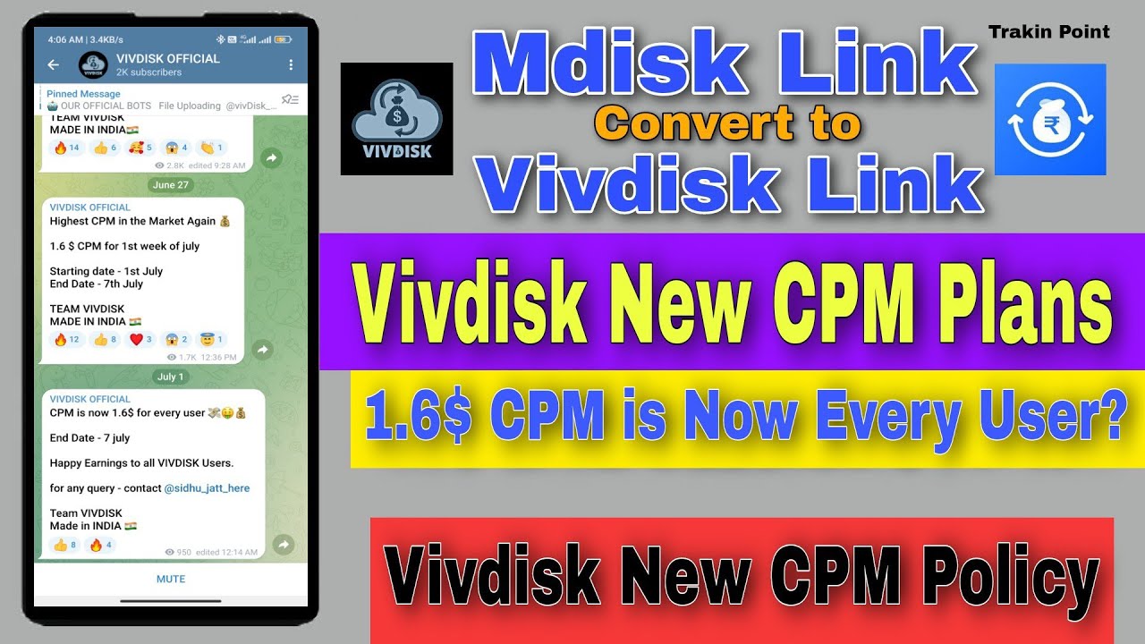 Terabox Link Convert To Vivdisk link Vivdisk New CPM Planes