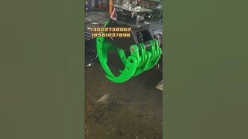 On site operation of Finger log Grapple #grapple #Eastmach #excavator #attachment #machine