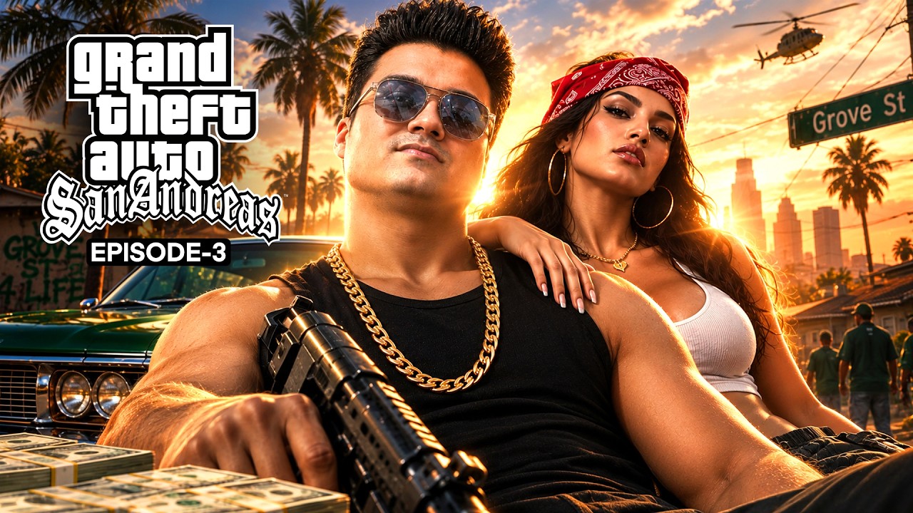 🔴 GTA San Andreas LIVE 🔥 | Episode 3 — THE STREETS JUST GOT DANGEROUS | CJ Is Back #sanandreas #gta