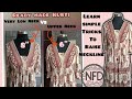 Learn Simple Method to Raise the Low Neck of a Ready-made Kurti #sewing #diy #fashion #dress