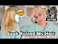 Saab ruined my hairno yellow hair please bleaching went wrong see end result