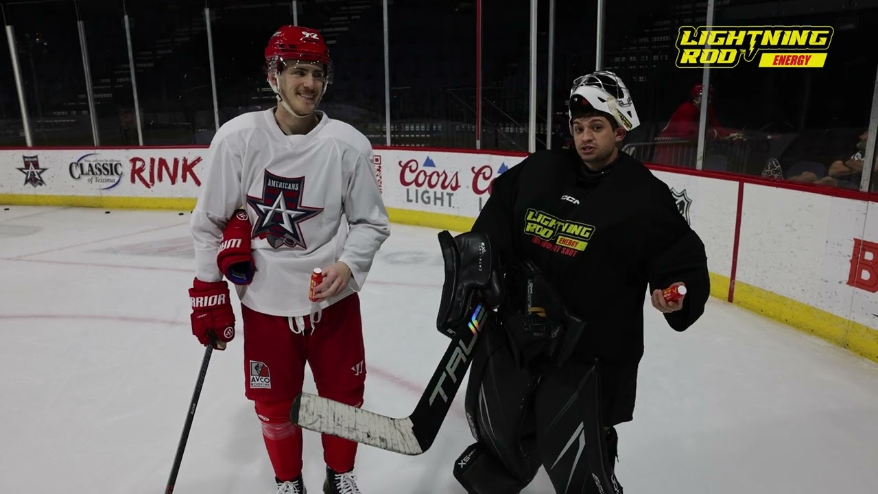 Full Behind the Scenes Lightning Rod Energy and Allen Americans Shootout with Brayden Watts