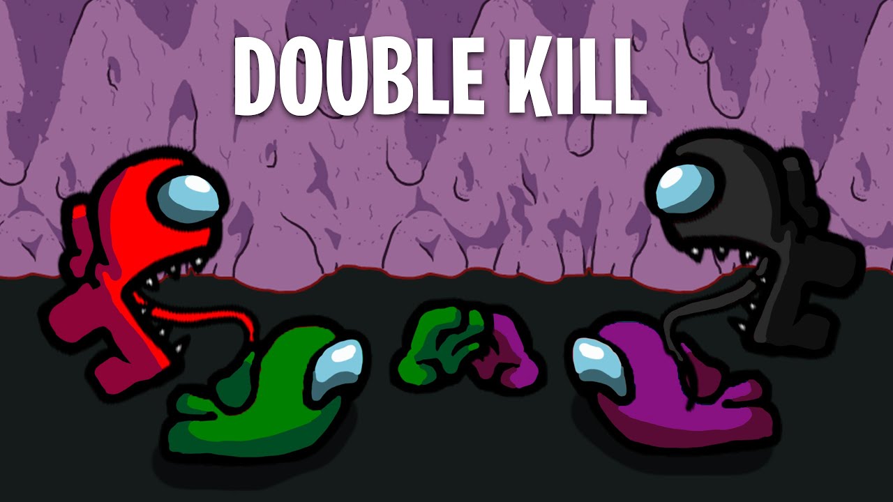 500IQ DOUBLE KILL! - Among Us Suomi