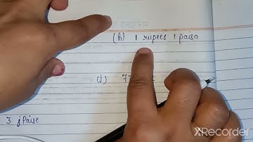 Composite mathematics class 3 chapter 9 (Money)  exercise 34 questions (1 to 3)