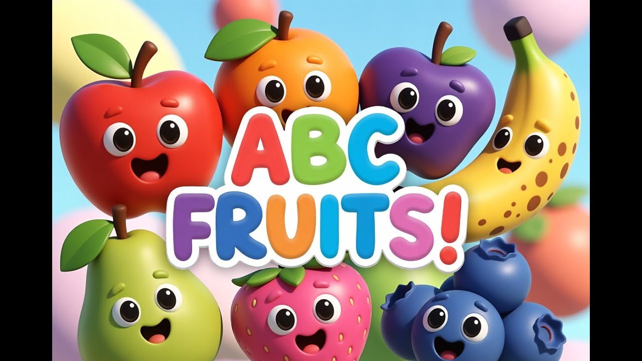 ABC Fruit Party 🍎 Learn Alphabet with Fruits A to Z | Fun Toddler